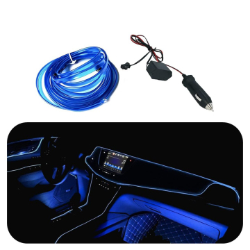 Luce ambientale per auto da 3m a filo el per decorazione d'interni
