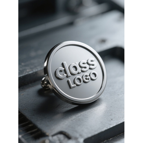 Metal class magnetic pin customizable logo