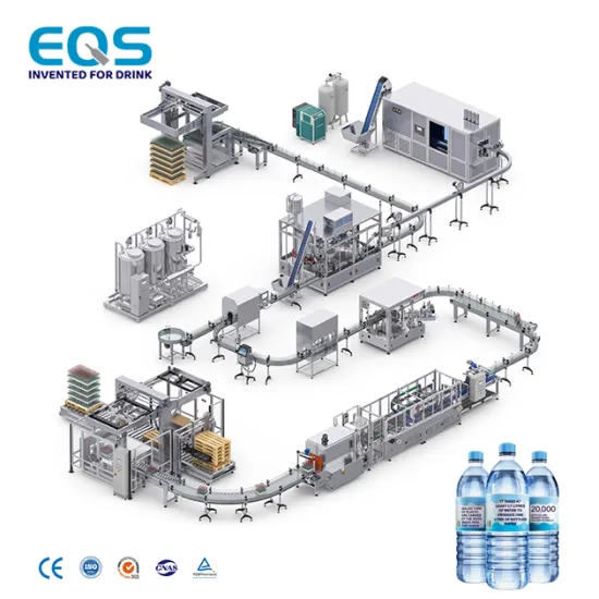 High Performance 3-in-1 Monoblock PET Bottle Filling Line Machine