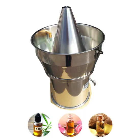 Stainless Steel Flowers Leaves Plant Essential Oil Distillation Equipment
