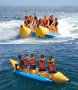 5 Seater Inflatable Banana Flying Fish Boats