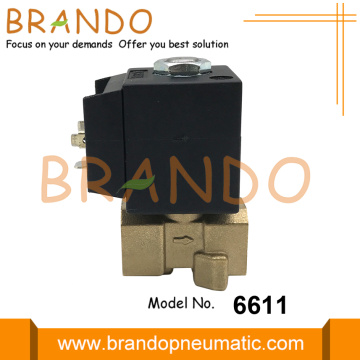 6611 CEME Type Brass Solenoid Valve 1/8'' 24VDC