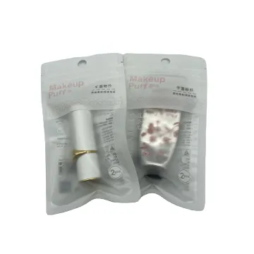 Custom Printed Resealable bags Ziplock Plastic Bags For Cosmetic make up