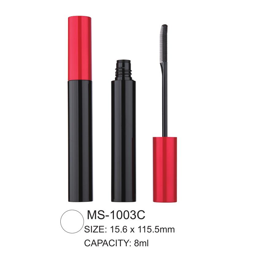 Nhỏ tròn chai mascara rỗng với bàn chải