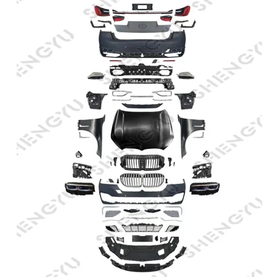 BMW 7 Series G11 G12 2016-2018 Bumpers Upgrade 2019-2022 Administrative Style Front and Rear with Grille