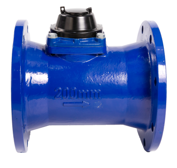 Demovable horizontal Spiral wing woltman water meter