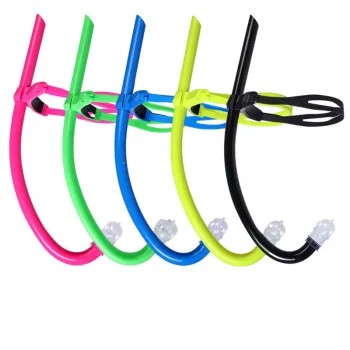 Kids Performance Swimming Training Silicone Snorkel Tube - Gear for Young Swimmers