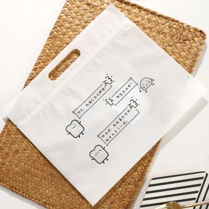 Custom printed Ziplock Sliced Bread Bakery Food Packaging Bag Toast Bread Bag