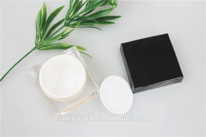 5g 15g 30g 50g acrylic square shape little komax plastic containers cosmetic