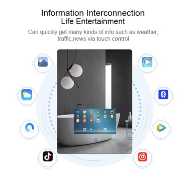 Smart interactive Magic Mirror Display bathroom advertising