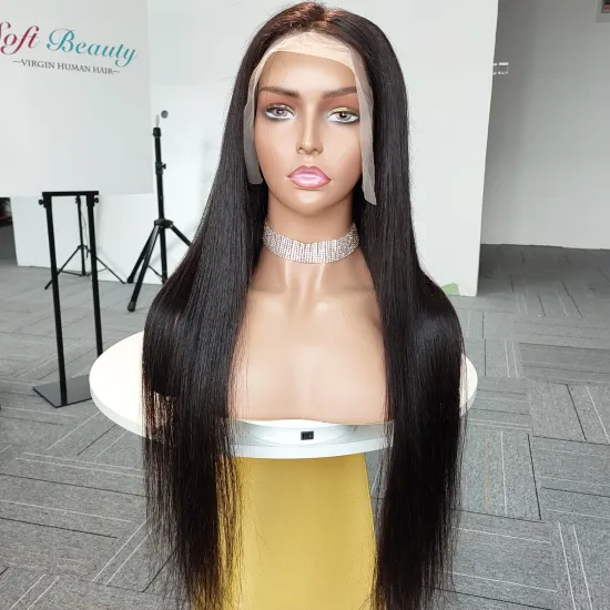 Wholesale Malaysian Hair,Virgin Cuticle Aligned Human Hair Lace Wig,13x4 Lace Frontal Wig For Black Women