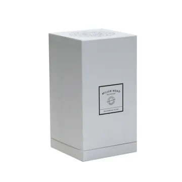 Custom Printed Logo White Perfume Packaging Paper Box