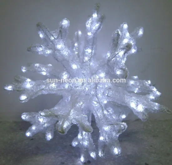 light up snowflake 3 layers led Christmas decorative light wedding decoration lights