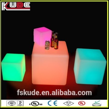 illuminated waterproof led cube chair lighting