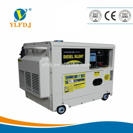 Good quality 6.5KVA diesel aircooled silent generator with ATS,copper alternator.