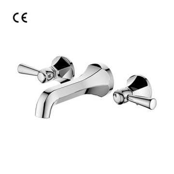 Hexagon Wall Mount Basin Mixer