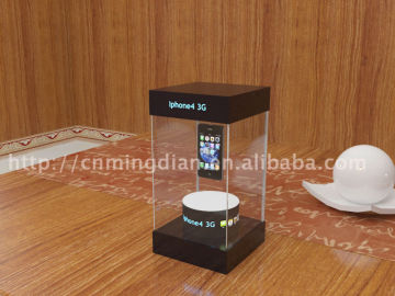 led magnetic floating mobile phone display stand