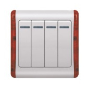 AL86 4 Gang Wall Switch