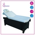 PVC wooden beauty bed with breathing hole pillow