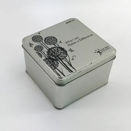 Wholesale Metal Tin Square Gift Tin Pill Tin Box OEM