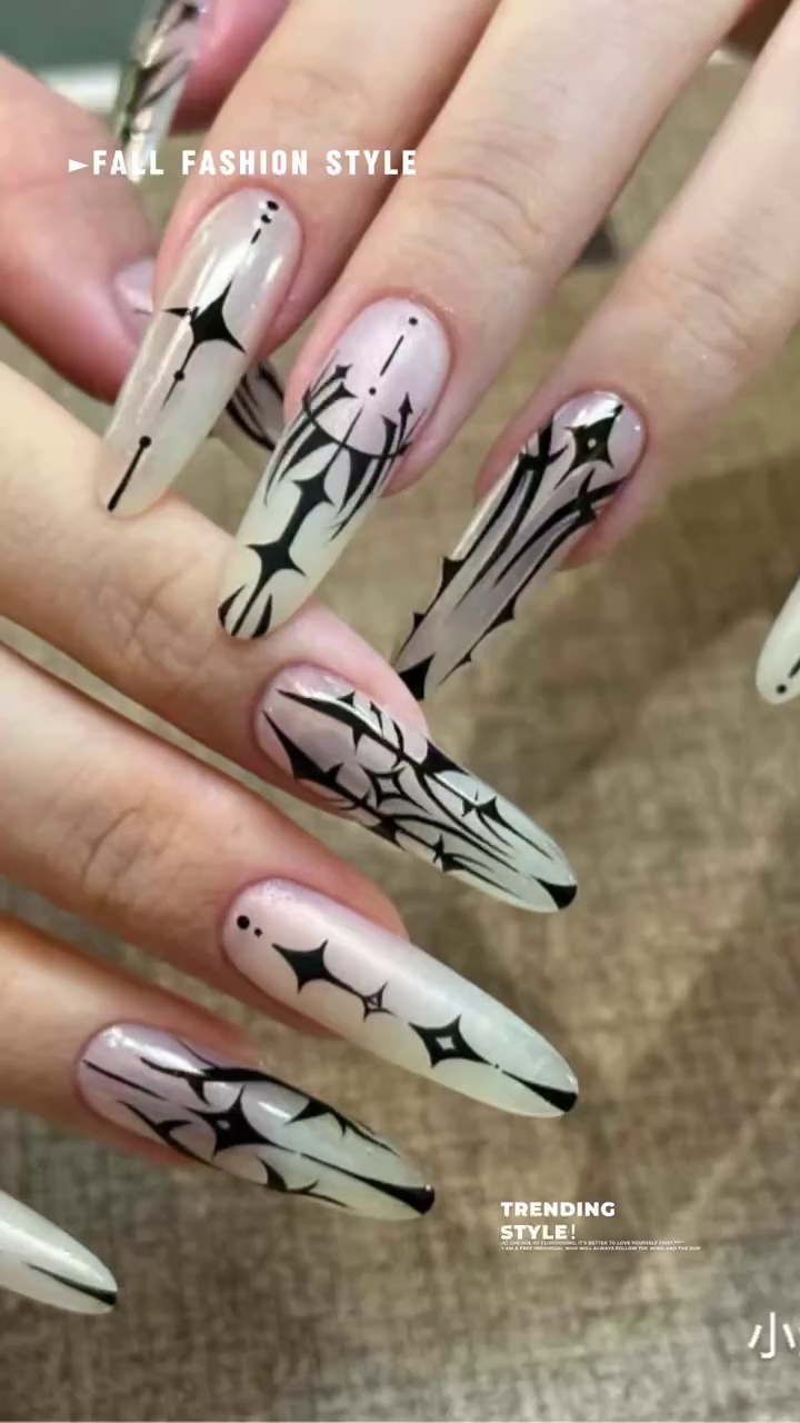 stiletto-shaped nails