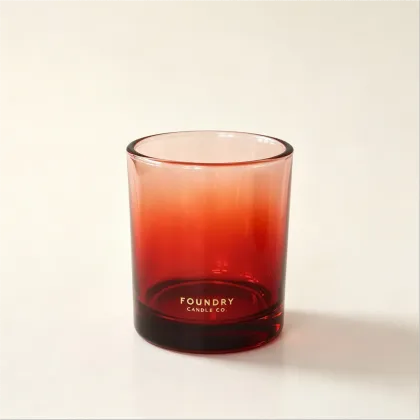 Gradient Glass Candle Jar