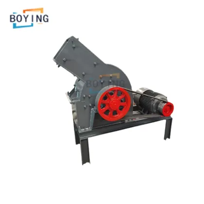 Small Stone Gold Ore Motor Plate Hammer Crusher