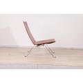 Cognac lederen Poul Kjaerholm PK22 fauteuil replica