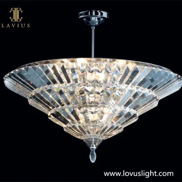 Modern popular decorative custom villa chandelier Transparent modeling custom chandelier