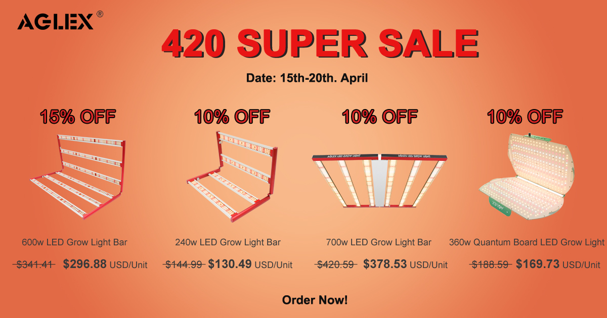 AGLEX LED GROW LIGHT 420 SALES