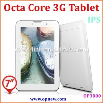 7 inch Octa Core 3G Phone call android tablet pc IPS screen Dual Sim card Phablet Bluetooth GPS