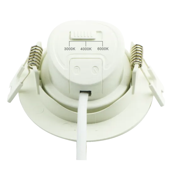 Factory Dail-up CCT 3000k-6500k Round 38 Degree IP44 LED Downlight (5W-15W) Color Change Led Lampara
