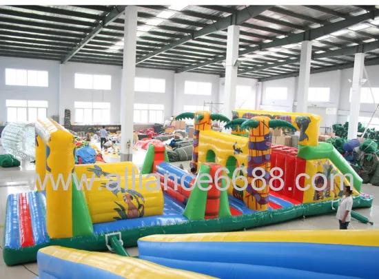 Jungle obstacle inflatable obstacle bouncer