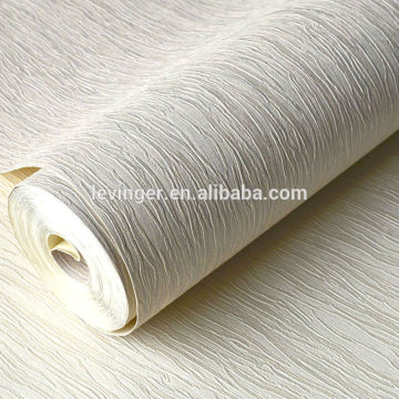 Levinger pure color Vinyl Deep Embossing Decorative Classic Yellow Wallpaper