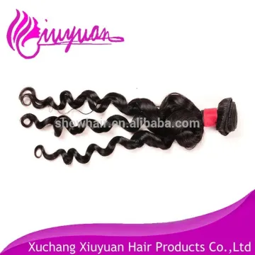 High quality malaysian natural wave hair weft hair extensions no shedding no tangle