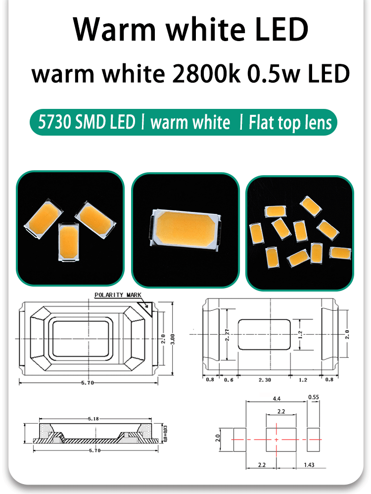 5730WW27K40L7W-5730-SMD-LED-Warm-white-LED-2600-2800K--0.5W-Warm-white-5730-LED-RA98_02