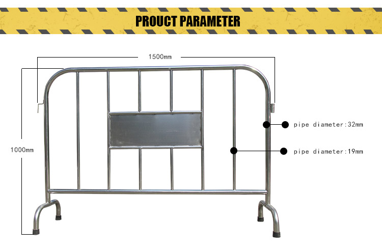 pedestrian road safety crowd control barricade