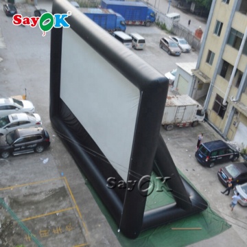 Tragbarer aufblasbarer Außenprojektionsbildschirm für Drive-In-Filme