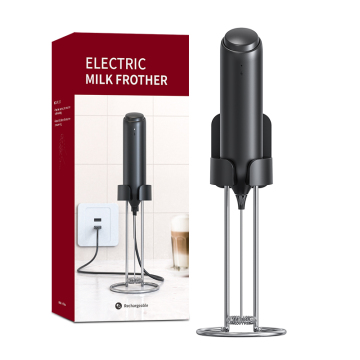 Hot Sale UBS Rechargeable Milk Frother - Stainless Steel Electric Rechargeable Milk Frother