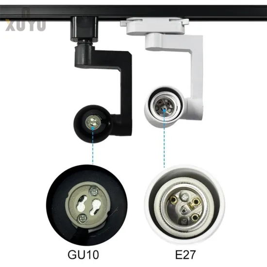 360-degree Rotating Surface Mounted GU10 LED Track Light Housing