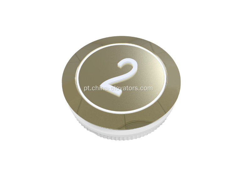 Botões de pressão de elevador Resistente a desgaste e à corrosão