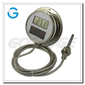High quality 4inch stainless steel digital capillary remote reading thermometer