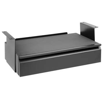 Under Desk Heavy Duty Slide File Organizer: Pull-Out Drawer Storage Solution
