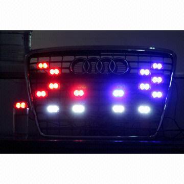 Exterior Police Car Warning Spot Light with LED Light Heads, 9 to 16V DC Voltage