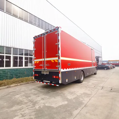 Sinotruk Shandeka fire refrigerated truck