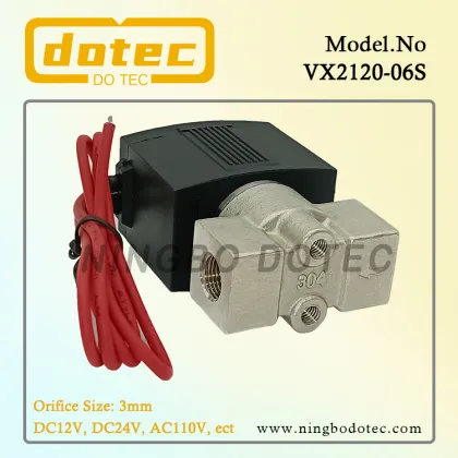 VX2120-06 1/8'' SMC Type Stainless Steel Solenoid Valve