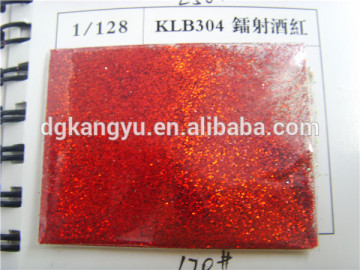 2016 new product christmas bulk glitter kg laser color card