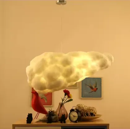 JYLIGHTING Modern White Cloud Chandelier Light