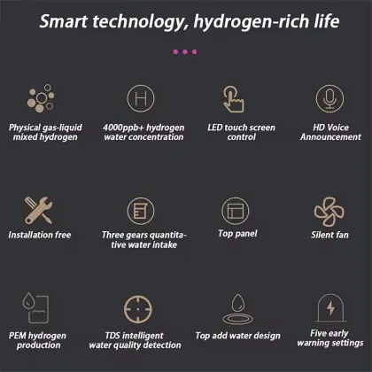 PEM Electrolysis Hydrogen Oxygen Generator: Producing 450ml/min of Hydrogen Water
