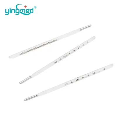 Medical Glass Clinical Mercury Thermometer